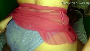 why's this brunette married cheater riding reverse cowgirl with her huge gaping ass?