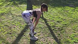 alumna atrevida creampie post gym fuck