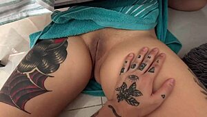 maid didn't know i was home so i secretly filmed her sexy bent over ass