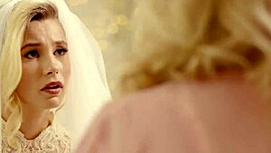 imagine this gorgeous young bride carolina sweets licking granny julia ann's milf pussy tribbing