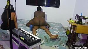 Fat Asian BBW Gets Monster BBC Doggystyle in Front of Guests