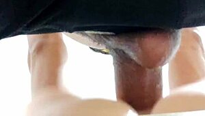 Single Muscular Bodybuilder Fucks Young Big Ass Neighbors Relentlessly