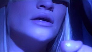 Blindfolded Beauty's Sensual Bedroom Rendezvous