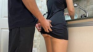 imagine cumming all over your maid's bubble butt dress while she's bent over the kitchen sink free use fetish