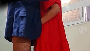 Hidden Cam Captures Latina Secretary's Bent-Over Office Surprise