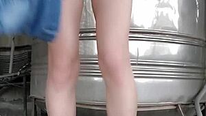 Shemale Ting Xuan's Outdoor Public Anal Masturbation Urination