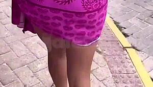 dude this married latina gives up her ass to alpha male in restaurant bathroom while cuck films closeup