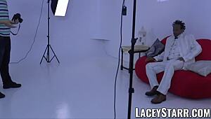 LACEY STARR GRANNY BRIDE TAKES BBC POUNDING THEN SWALLOWS THICK FACIAL CUM