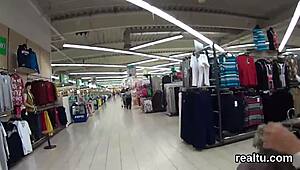 Gorgeous Czech Sweetie Seduced in Mall for Wild POV Banging