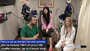 Dr Tampa trains long-haired egyptian student alexandria wu backstage