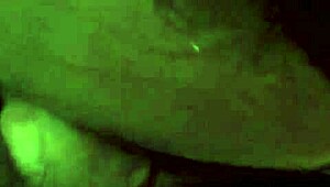 Voyeur session ends with facial cumshot on brunette's face