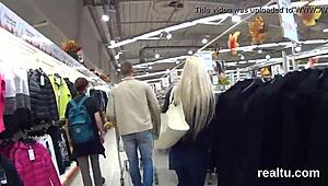 Gorgeous Czech Sweetie Seduced in Mall for Wild POV Banging
