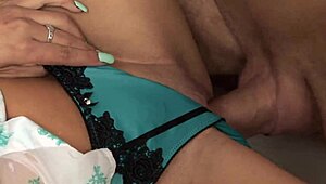 romana bends over in shower for deepthroat then anal creampie