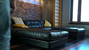 Horny gray haired old man fucks stepdaughter deepthroat doggystyle missionary