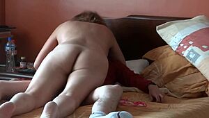 Stepbrother sneaks in and pounds me hard with blowjob ending in deep creampie