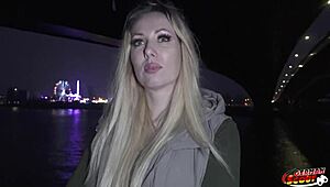 german scout spots marie cherie's perfect round ass for berlin's first casting pickup
