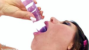 makayla cox's huge fake tits take pov deepthroat face fuck from monster cock then swallow cum yum 😜💦