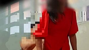 Hidden Cam Captures Latina Secretary's Bent-Over Office Surprise