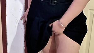 student catches guy jerking on her sofa