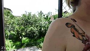 Grandpa Watches Pregnant Teen Get Ass Fucked Outdoors Hard