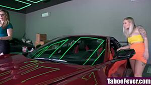 Wife Watches Hubby Pound Her Stepsis in Taboo 3some Bliss