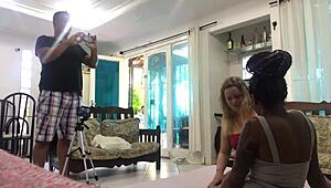 interracial mff threesome with thick codara melissa aleczander leaves me aching with desire