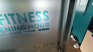 yo gym pickup on big boobs babe with huge ass ends in hot creampie