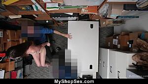 Lexi Lovell's Steamy Backroom Officer Double Team