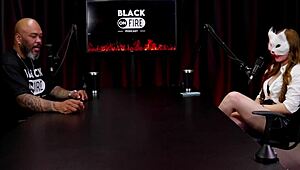 Victoria Rubro swings watched in sheer red fucks doctor sucks cuckold crowd