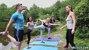 Hot Clothed Babes Dominate With Cfnm Blowjobs Handjobs And Outdoor Humiliation Sucking