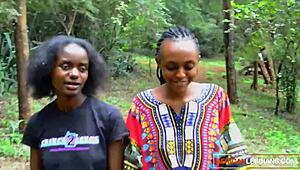 Ecstatic Pleasure Surges As Ebony Tongue Makes BFF Cum Hard