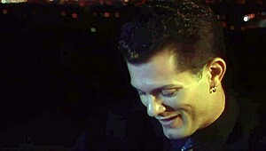 Blonde curvy mom in fishnets and heels gets pussy fingered, anal fucked, and facial cumshot doggystyle on bed!