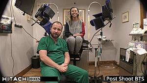 WANNA BE MY TAMPA DOCTOR? FRESHMAN KALANI LUANA GETS MANDATORY HITACHI ORGASM!