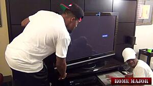 i feel leilani lei's mature heart racing from two bbc studs servicing her