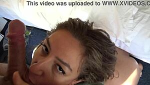 Sexy Algerian Prostitute Facial Cumshot from French Tourist