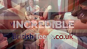 my british 18yo gf cuckolds her friend with hot cumshot blowjob