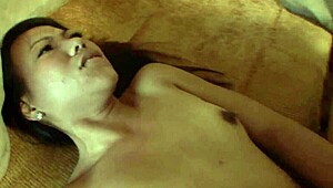 glamour babe in heels takes monster cock in shaved pussy ends with facial cumshot