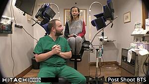 WANNA BE MY TAMPA DOCTOR? FRESHMAN KALANI LUANA GETS MANDATORY HITACHI ORGASM!