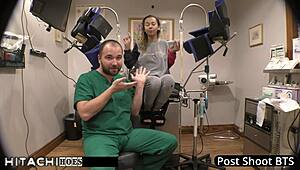 WANNA BE MY TAMPA DOCTOR? FRESHMAN KALANI LUANA GETS MANDATORY HITACHI ORGASM!