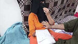 Wow, tuition teacher pounds Pakistani hijab student's tight pussy?!