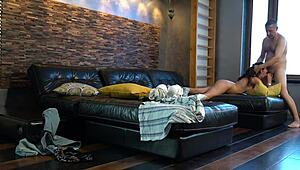 Horny gray haired old man fucks stepdaughter deepthroat doggystyle missionary