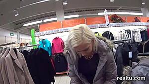 Gorgeous Czech Sweetie Seduced in Mall for Wild POV Banging