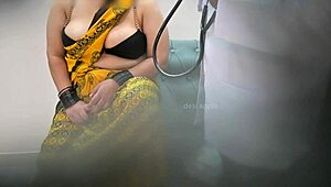 indian doctor to patient: bend over for deep pussy fucking now
