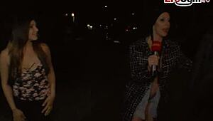whoa young german teen with big tits flashes seduces strangers on public street casting pickup comic style??