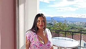 Best Friend Rips Skirt Off Curvy Ebony Bride For Barefoot Spanking Ass Worship Ride In Corset