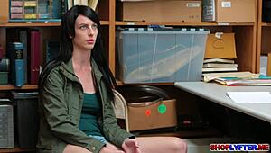 hey, shoplyfter alex harper's perfect tits get fucked hard in the office 😈