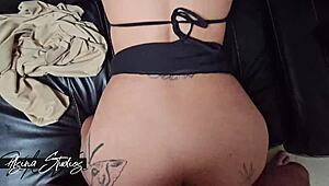 Can't get enough of my slutty escort whore riding my cock in POV humiliation part 2