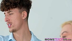 stepmom busty milf punishes stepson riding creampie doggystyle at oktoberfest public