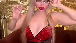 the belly dancer fuck doll sways her huge belly to music before getting railed hard