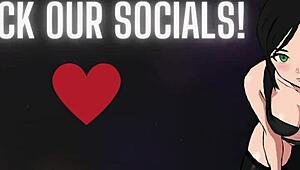 ahegao goth slut craves massive cock deep